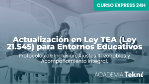 Actualización en Ley TEA (Ley 21.545) para Entornos Educativos: Protocolos de Inclusión, Ajustes Razonables y Acompañamiento Integral